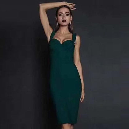 DressBetty - New Summer Green Bandage Dress