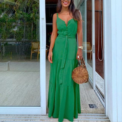 DressBetty - Women Backless Sexy Strapless Maxi Dress