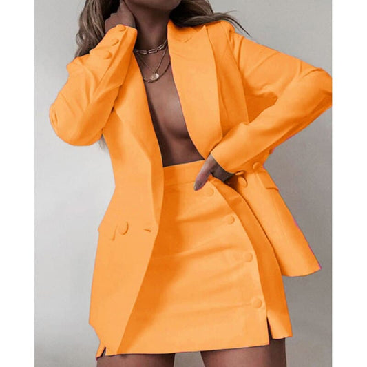 DressBetty - Fashion Women Streetwear Candy Colour Coat + Shorts Set