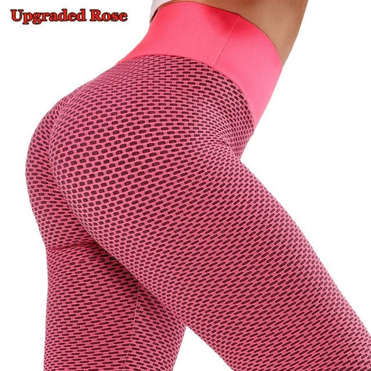 DressBetty - Women Textured Scrunch Butt Legging Fitness Sport Leggins