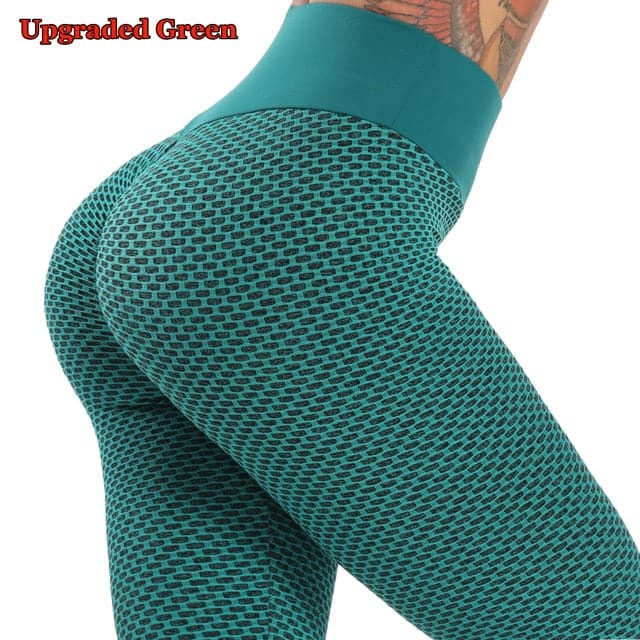 DressBetty - Women Textured Scrunch Butt Legging Fitness Sport Leggins