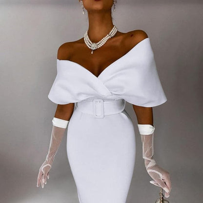DressBetty - Women Off The Shoulder Sexy Casual Elegant Dress