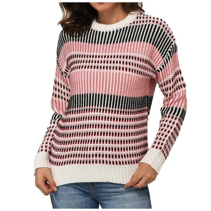 DressBetty - Women Christmas Sweater Harajuku Knitted Streetwear Cute Little Penguin Cartoon Pullover O-Neck Oversize Casual Ladies Sweaters