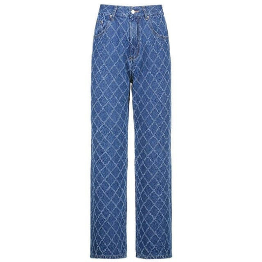 DressBetty - Casual Woman Jeans Straight High Waist Pants