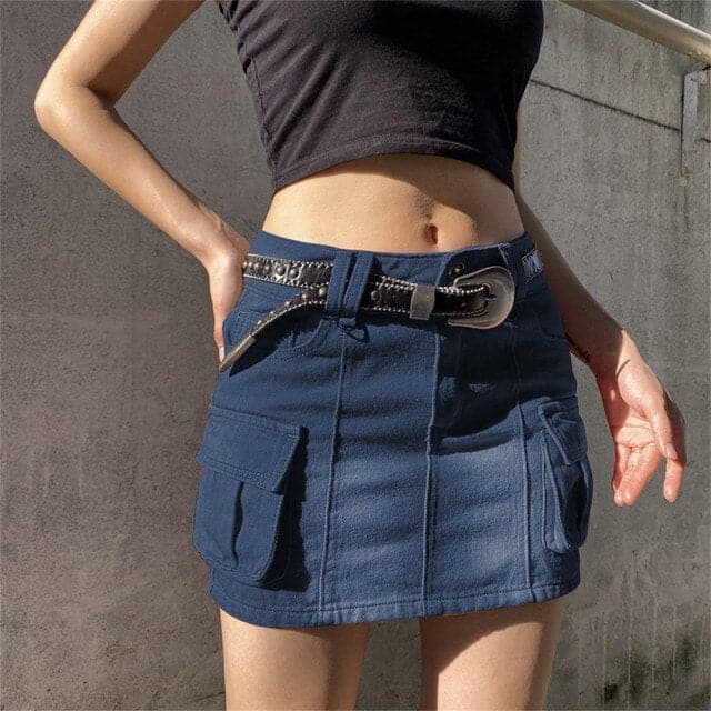 DressBetty - Uniform Pleated Waist High Corduroy Zipper Girls Sexy Skirt Women Mini Fashion Skirt