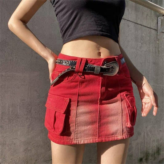 DressBetty - Uniform Pleated Waist High Corduroy Zipper Girls Sexy Skirt Women Mini Fashion Skirt