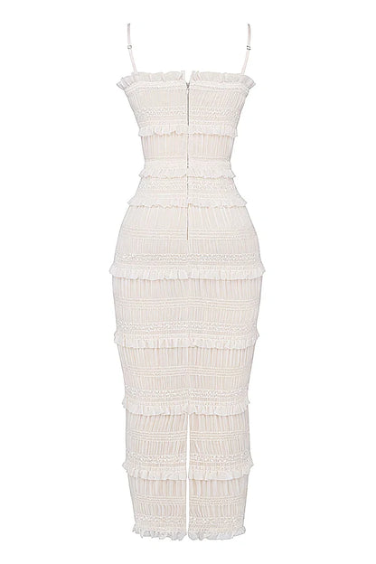 Hannie Sequin Pleat Dress
