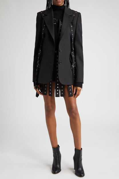 Kimora Belt Embellished Blazer