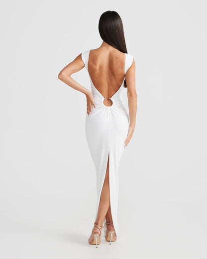 Sorella - Draped Backless Maxi Dress