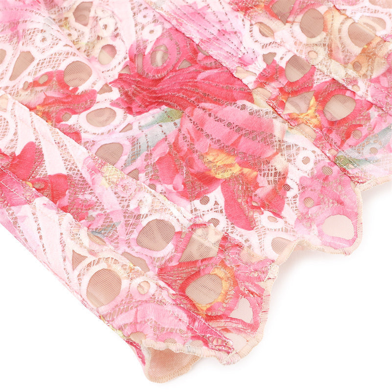 Macy | Lace Tie Corset Top
