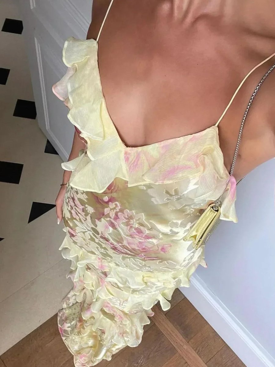 SALE 50% OFF Cassidy | Charming Ruffle Dress
